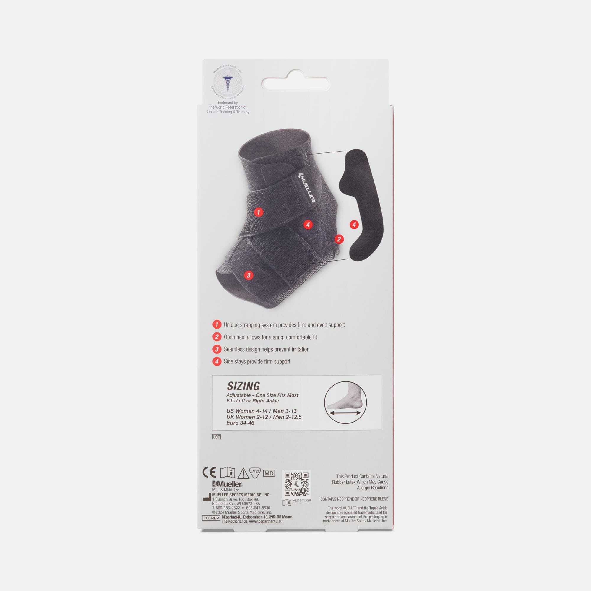 Mueller® Adjustable Ankle Stabilizer, , large
