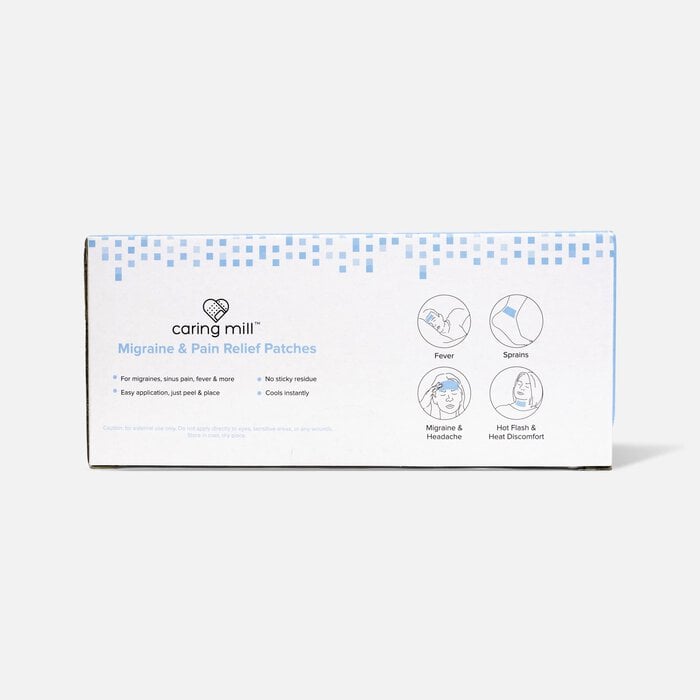 Caring Mill™ Migraine & Pain Relief Patches, 8 ct., , large