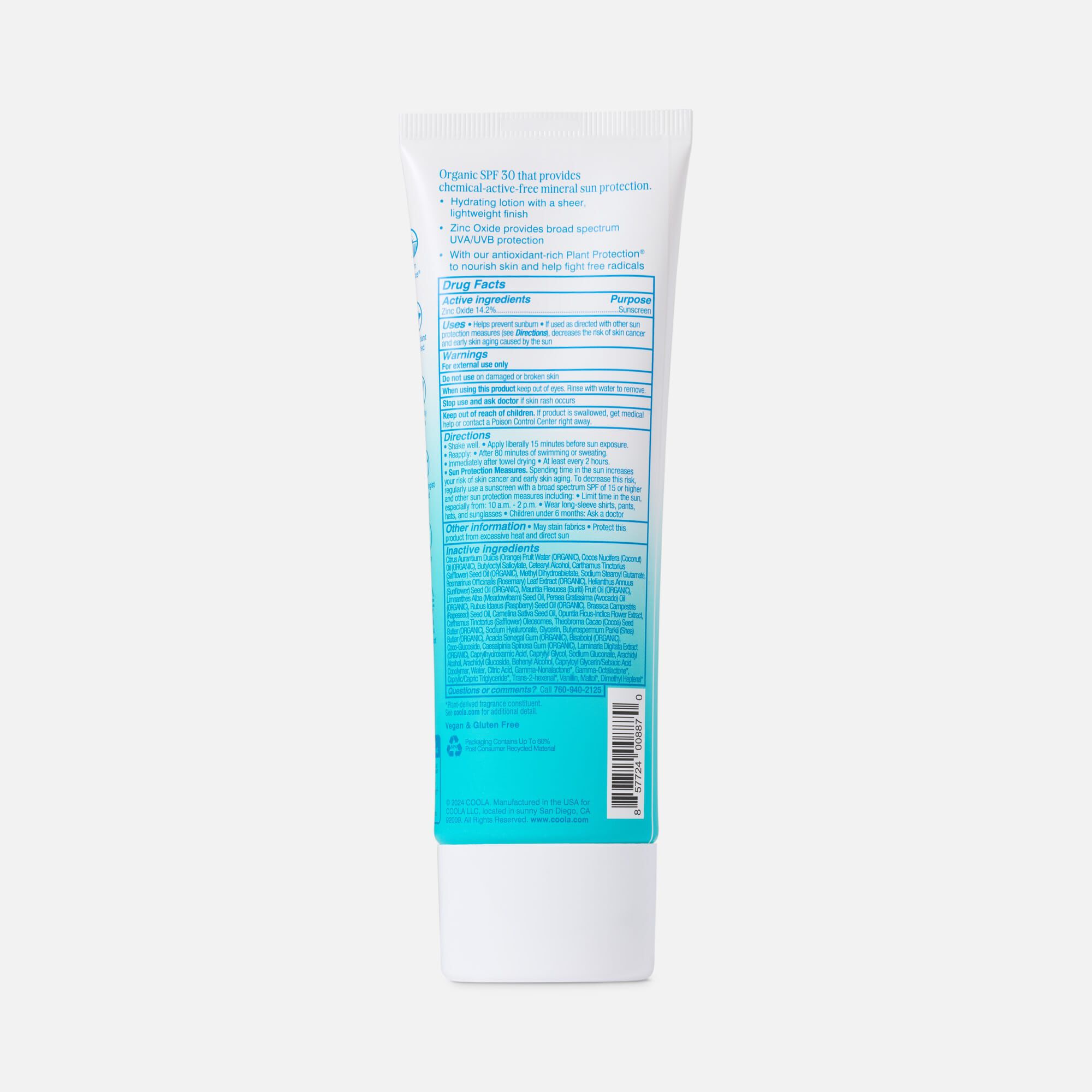COOLA® Mineral Body Organic Sunscreen Lotion, , large