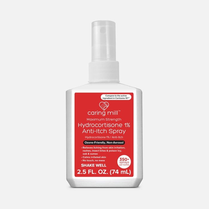 Caring Mill Hydrocortisone Spray, 2.5 oz, , large