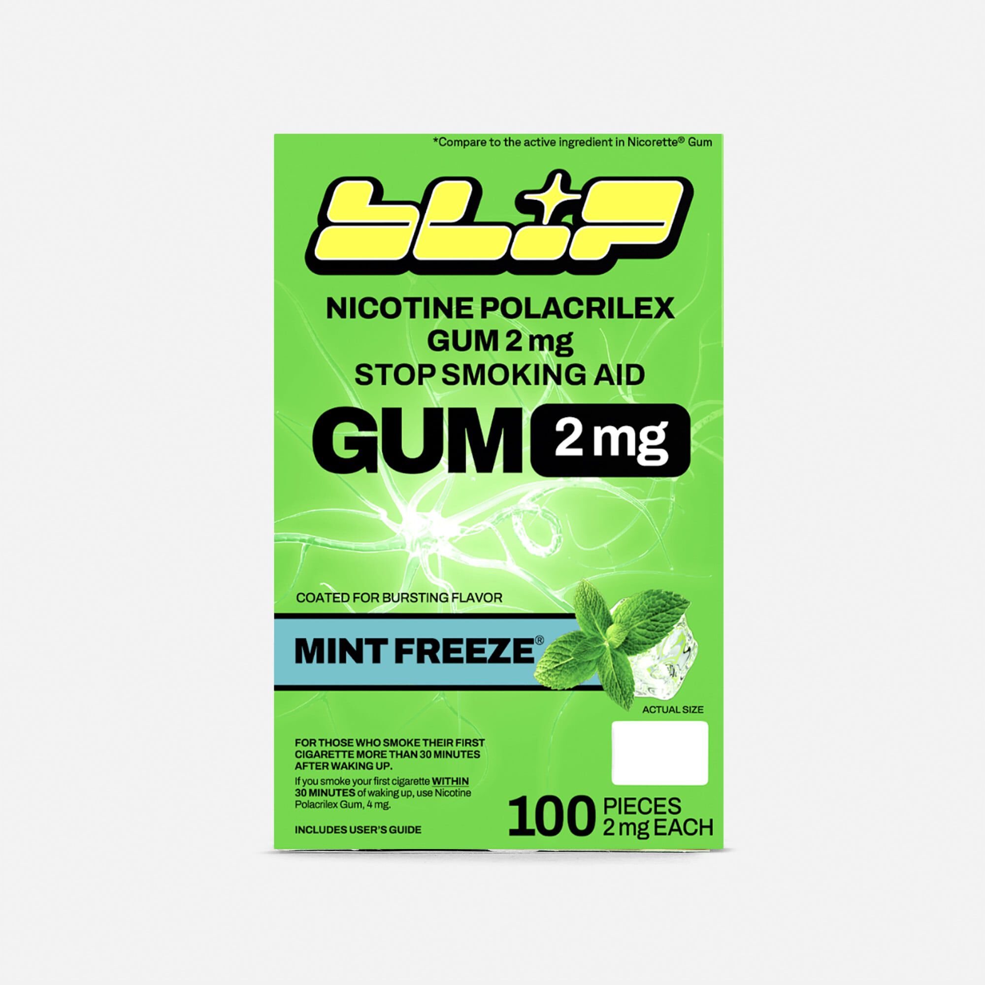 Blip Nicotine Gum, Mint Freeze, 2mg, , large