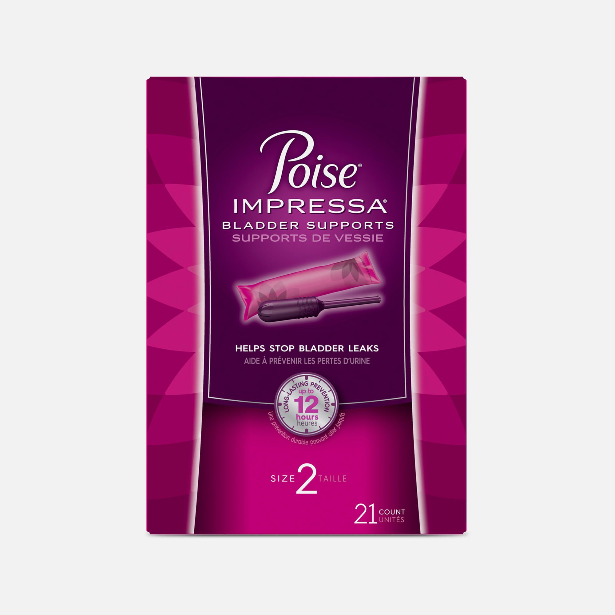Poise Impressa Incontinence Bladder Support for Women, Bladder Control, 21 ct., , large