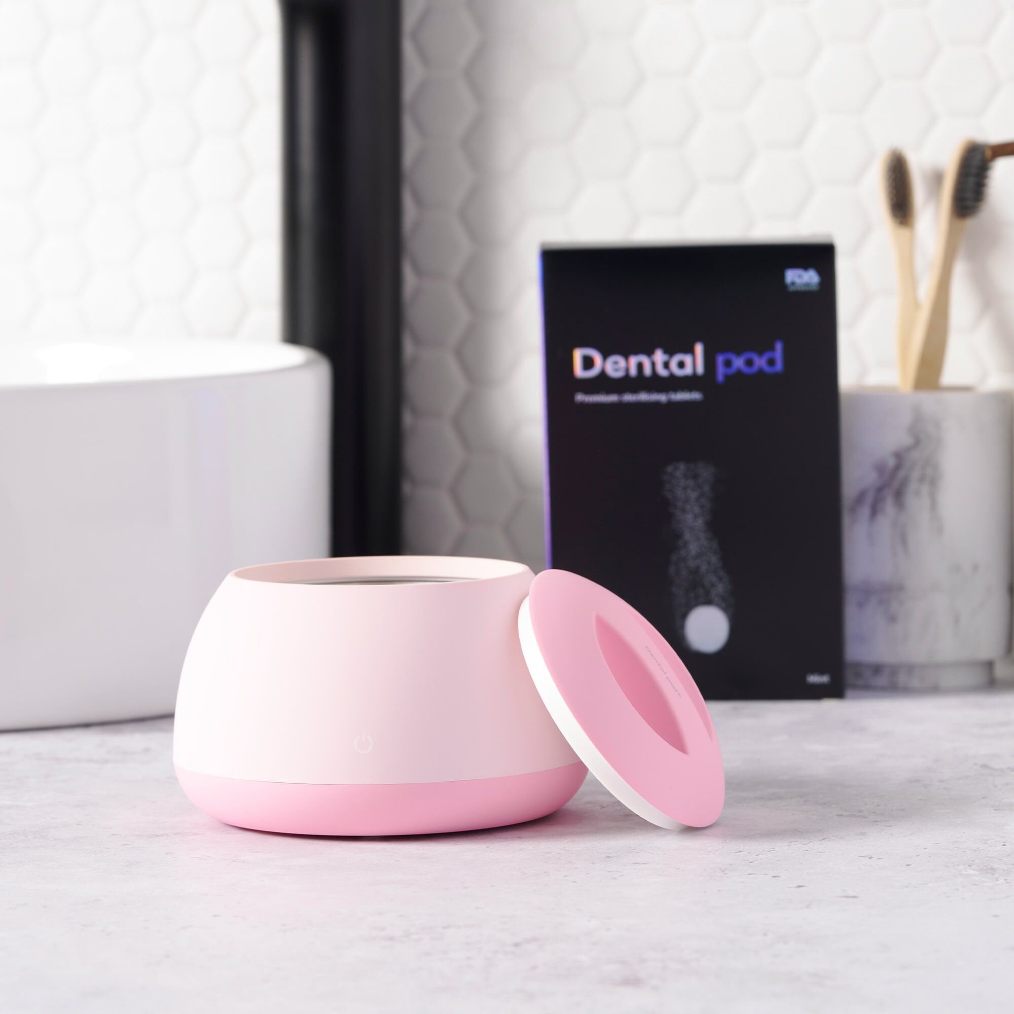 Zima Dental Pod, Pink, Pink, large