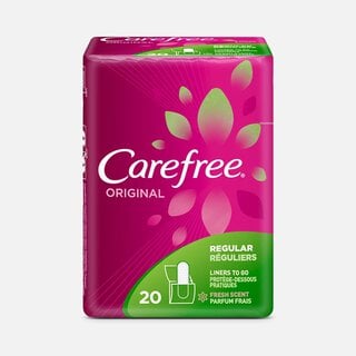 Carefree Original Regular Pantiliners, Scented, 20 ct., , large