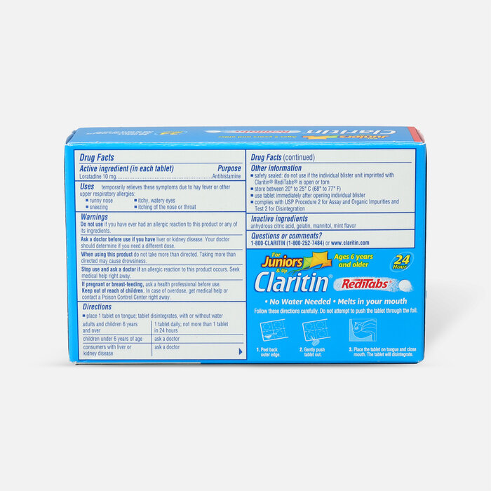 Claritin Junior's Allergy 24 Hour RediTabs, 10 mg, 30 ct., , large