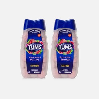 TUMS Ultra Strength Chewable Antacid Tablets, Assorted Berries, 160 ct. (2-Pack), , large