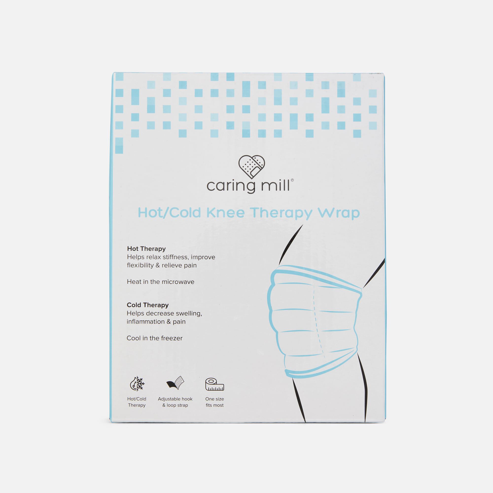 Caring Mill™ Hot/Cold Knee Wrap, , large