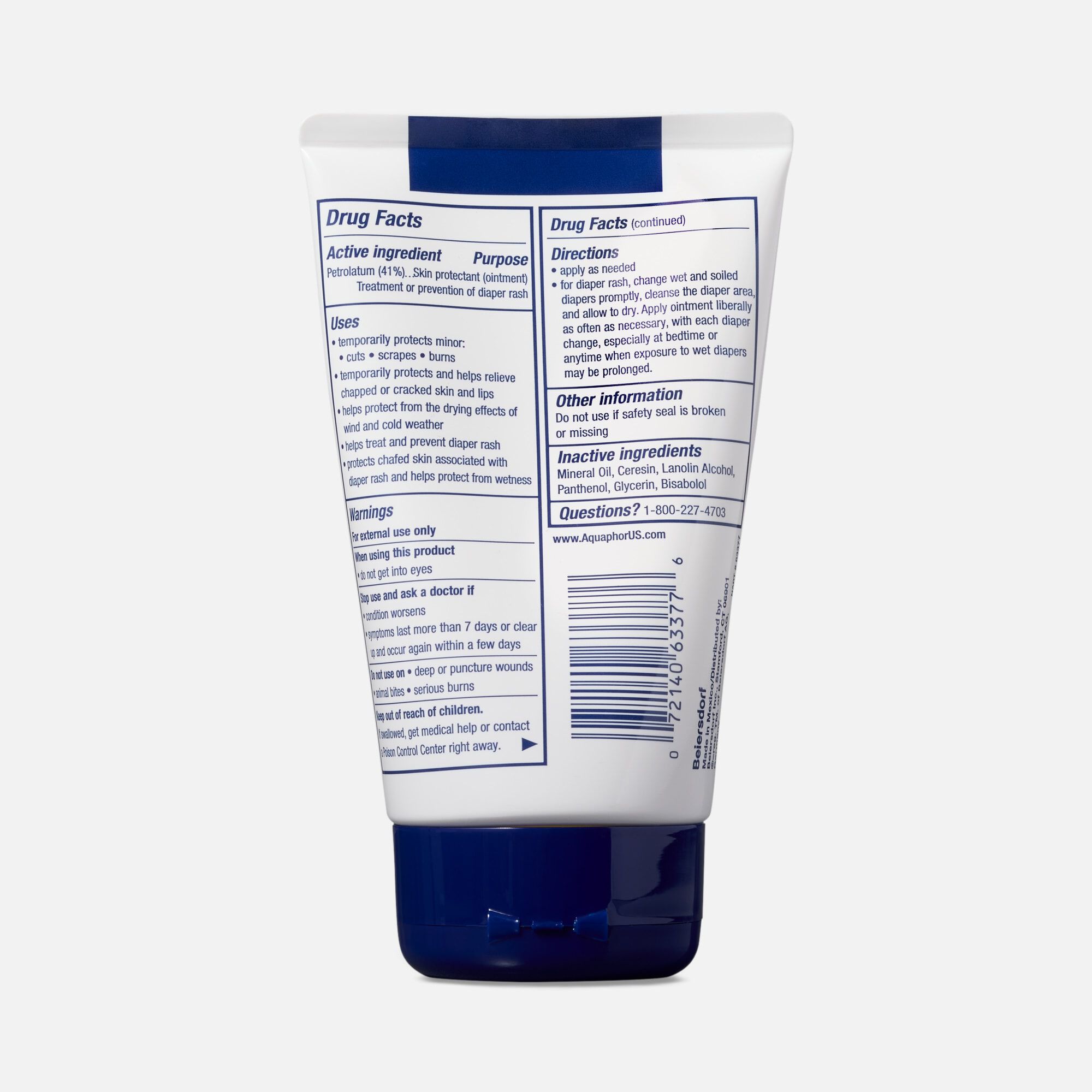 Aquaphor Baby Healing Ointment, 3 oz., , large