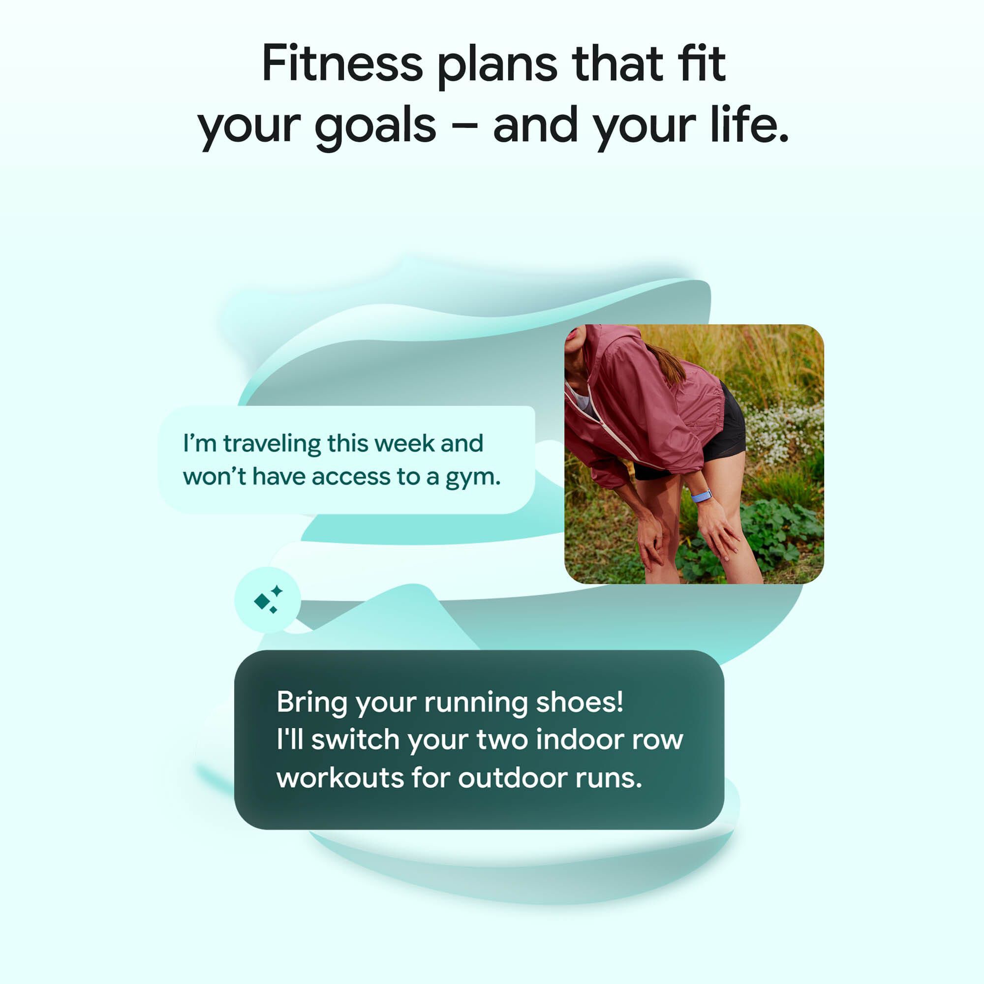 Google Fitbit Air, Screenless Fitness and Health Tracker, Lavender, One Size, Lavender, large