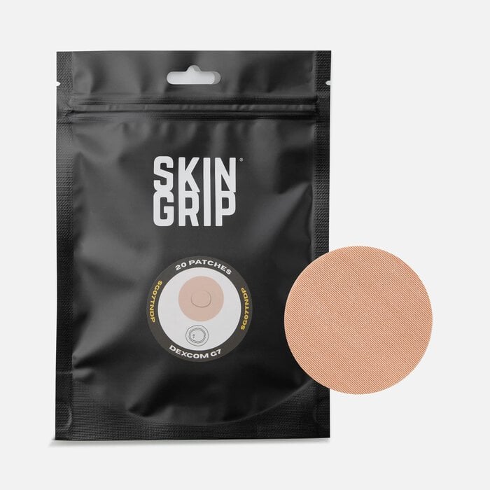 Skin Grip® Dexcom G7 & Stelo Adhesive Patches, 20 ct., Tan, large