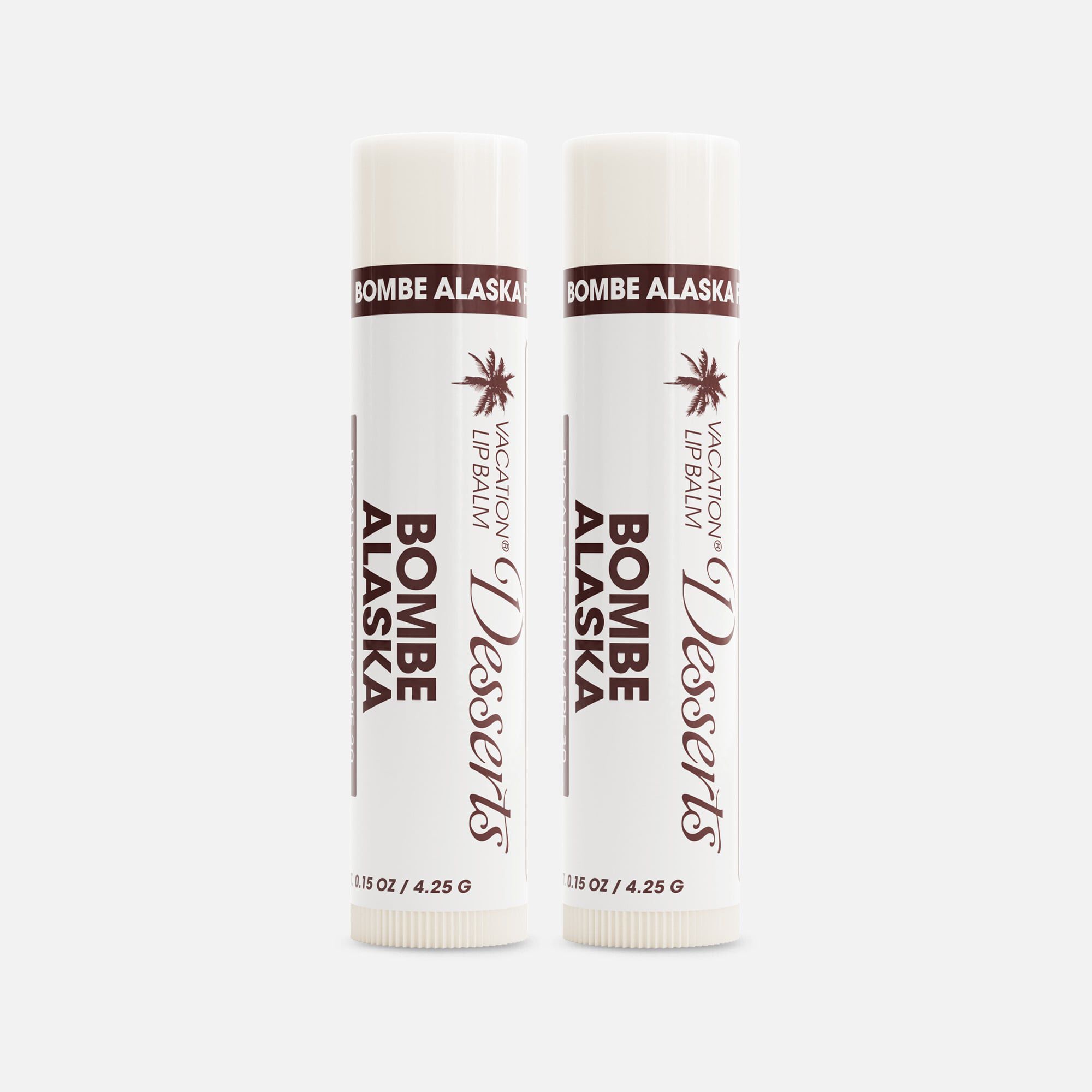 Vacation Bombe Alaska Lip Balm Sunscreen, SPF 30, 0.15 oz. (2-Pack), , large