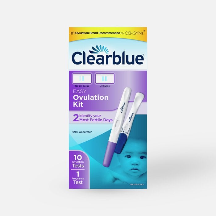 Clearblue Ovulation Complete Starter Kit, 10 Ovulation Tests and 1 Pregnancy Test, , large