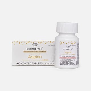 Caring Mill™ Aspirin Pain Reliever/ Fever Reducer (NSAID) Tablets, 100 ct.