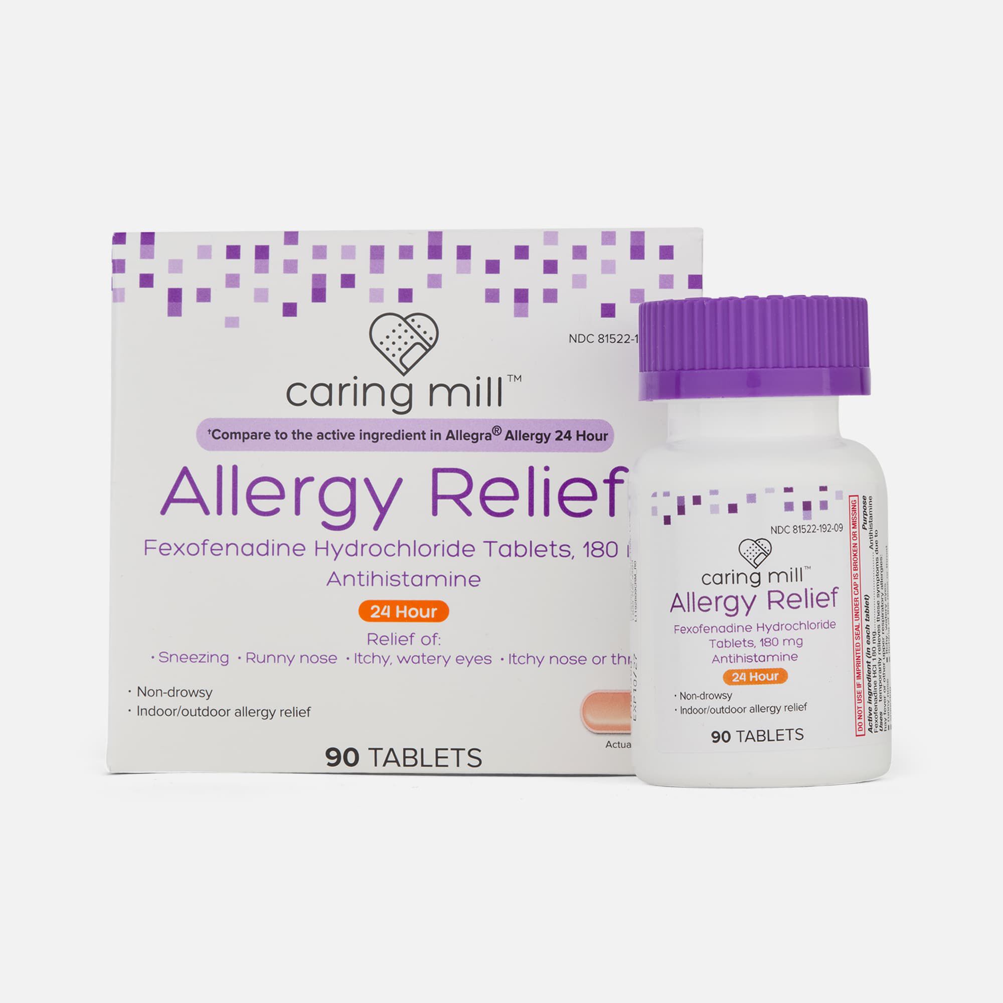 Caring Mill™ Fexofenadine Tablet, 24 hour, 90 ct., , large