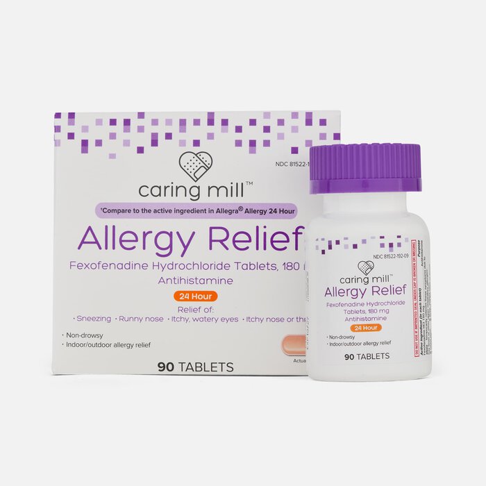 Caring Mill™ Fexofenadine Tablet, 24 hour, 90 ct., , large
