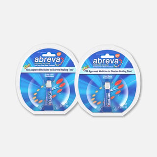 Abreva, Docosanol 10% Cream Tube, Treatment for Cold Sore/Fever Blister, 2g (2-Pack), , large