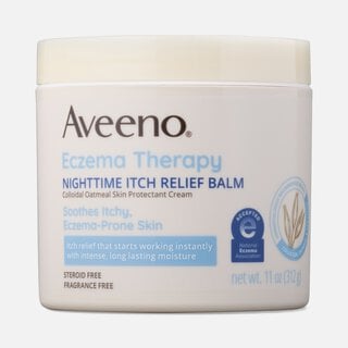 Aveeno Eczema Therapy Nighttime Itch Relief Balm Jar, 11 oz., , large