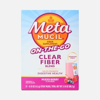 Metamucil® On-the-Go Clear Fiber Blend Stick Packs, Mixed Berry, 21 ct.