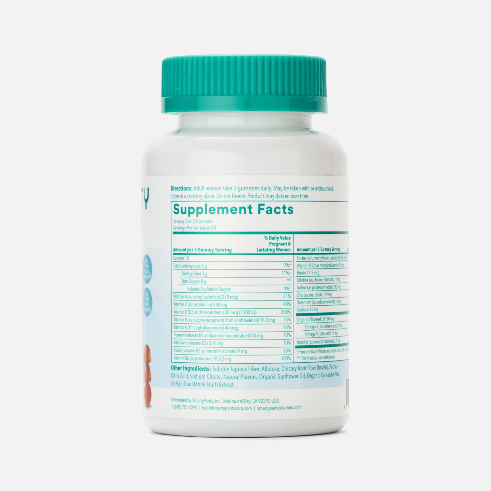 SmartyPants Sugar Free Prenatal Multi & Omegas Gummies, 60 ct., , large