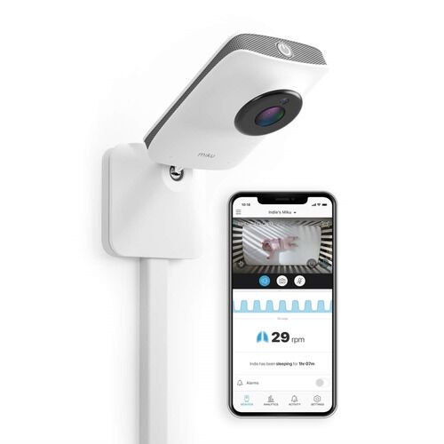 Miku Smart Baby Monitor with Breathing and Movement, , large