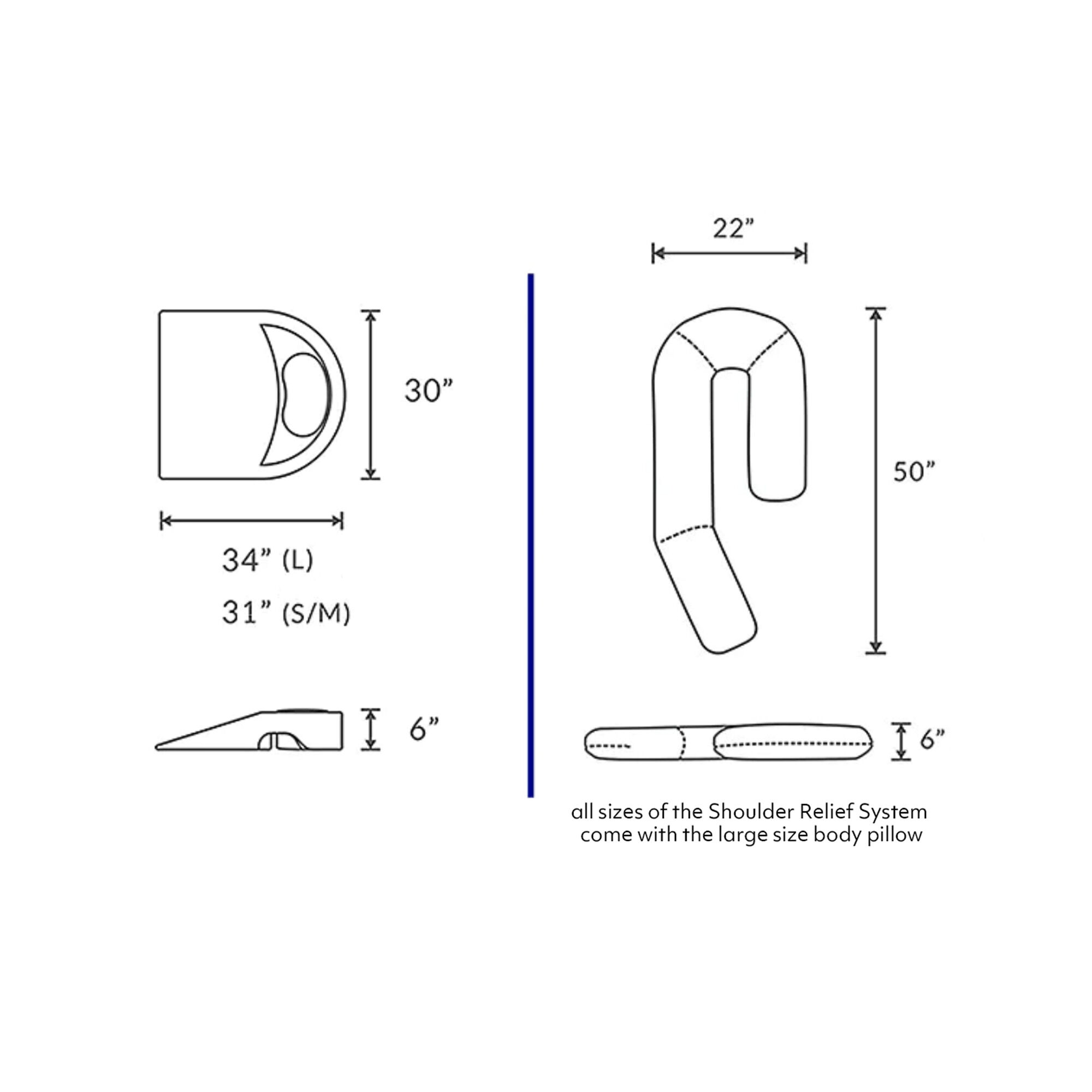 MedCline Shoulder Relief Pillow System, , large