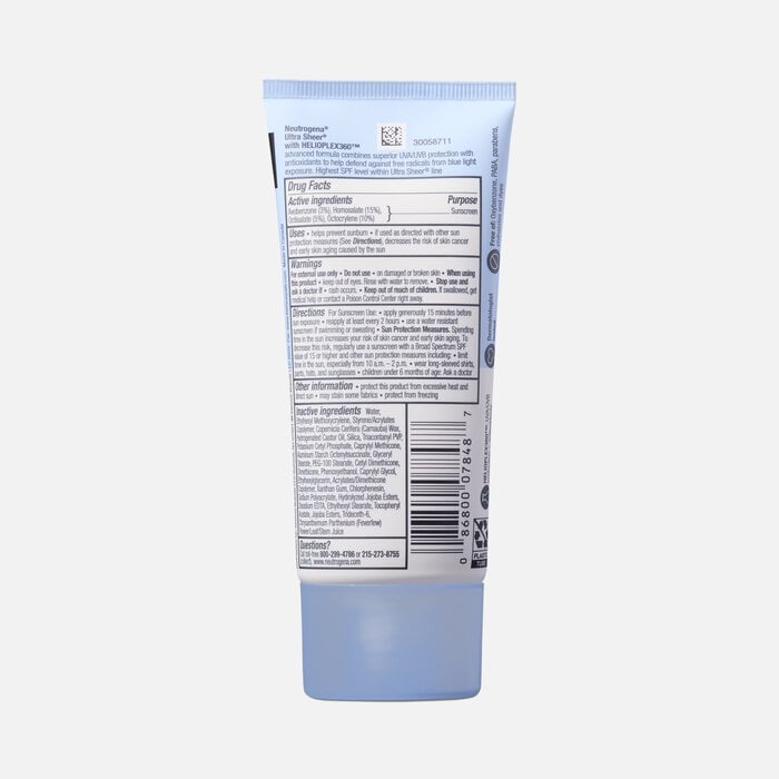 Neutrogena Ultra Sheer Dry-Touch Sunscreen Max SPF 100+, 3 oz. Tube, , large