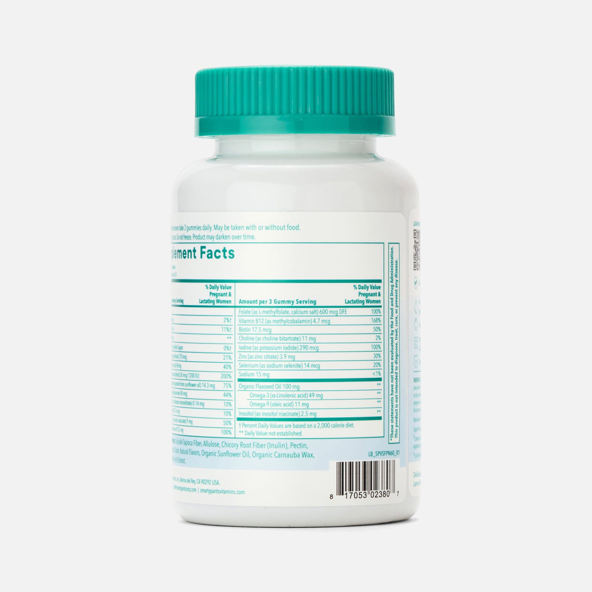 SmartyPants Sugar Free Prenatal Multi & Omegas Gummies, 60 ct., , large