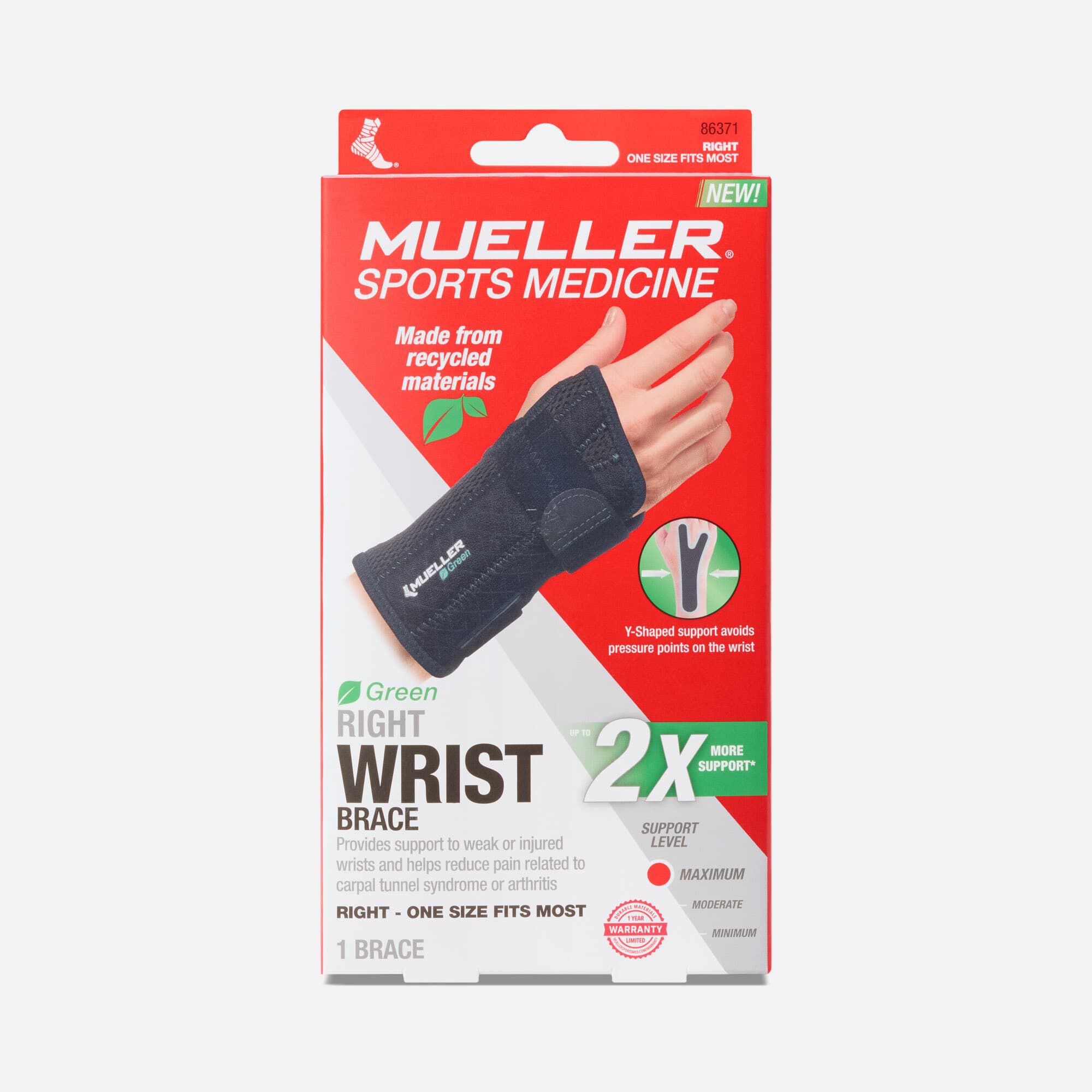 Mueller® Green Fitted Wrist Brace, , large