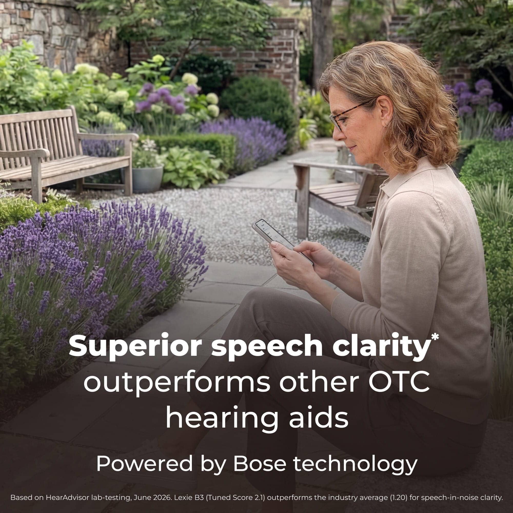 Lexie B3 OTC Hearing Aids Powered by Bose®, , large