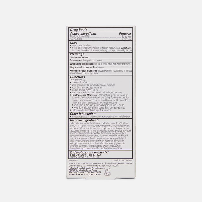 La Roche-Posay Anthelios Mineral Tinted Light Fluid Face Sunscreen, SPF 40, 1.7 fl oz., Medium, large