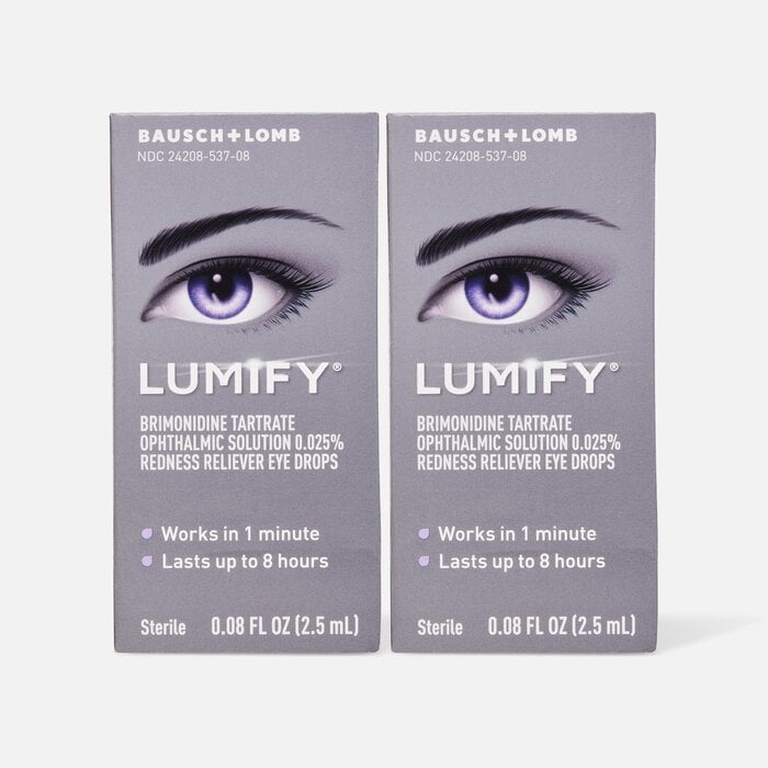 LUMIFY® Redness Reliever Eye Drops, 0.08 fl. oz. (2-Pack), , large