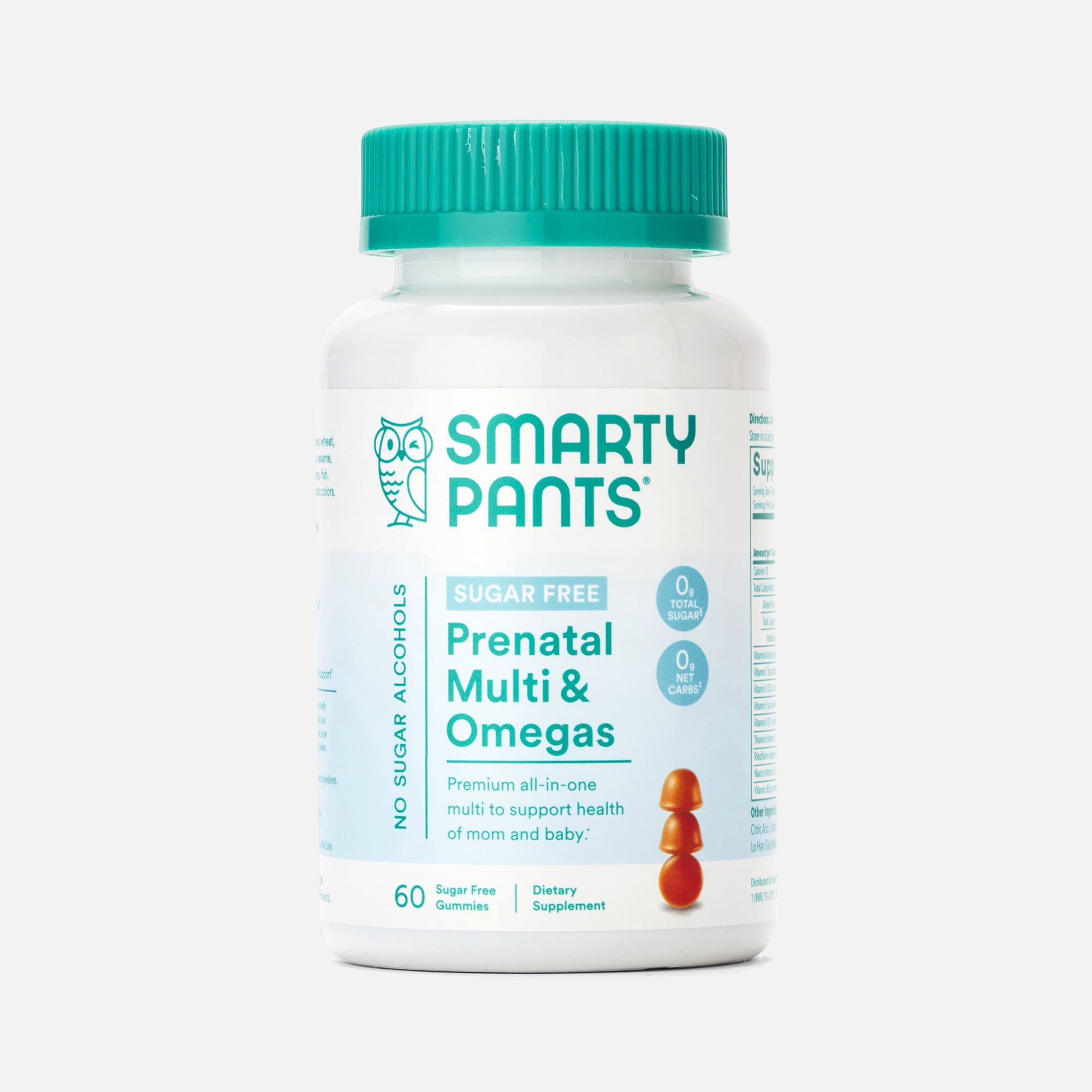 SmartyPants Sugar Free Prenatal Multi & Omegas Gummies, 60 ct., , large
