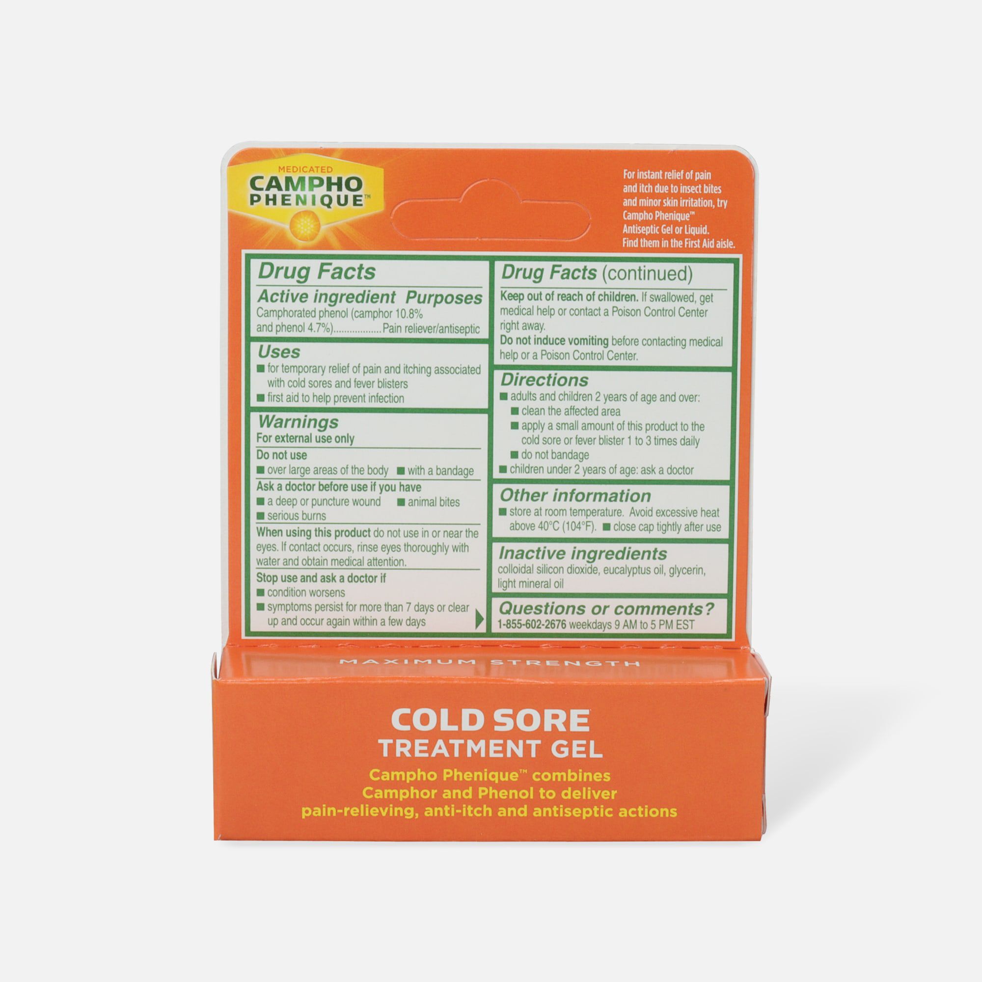 Campho-Phenique Cold Sore Treatment, .23 oz., , large