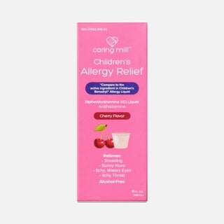 Caring Mill™ Children's Allergy Dye-Free Cherry Liquid, 4 oz., , large