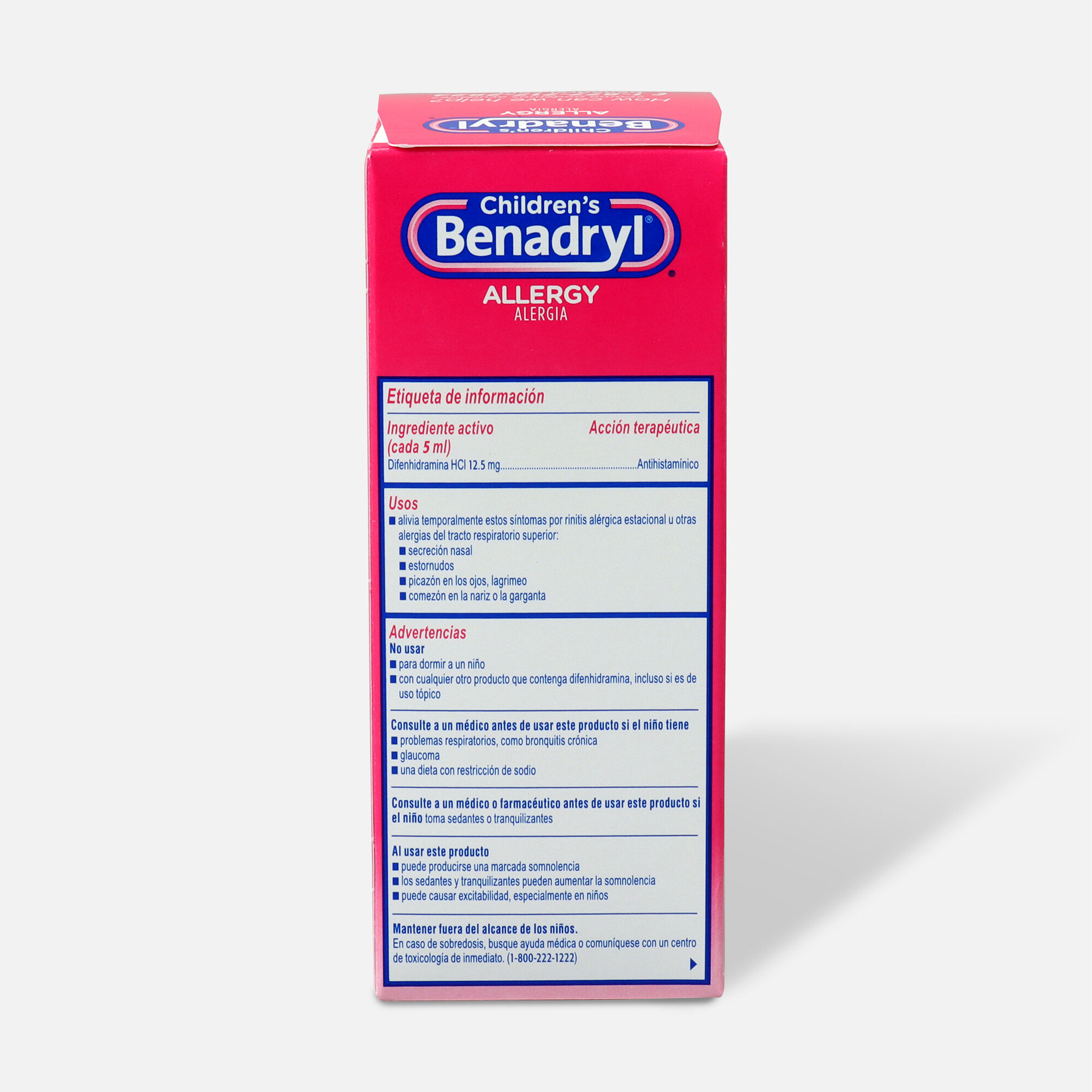 Children's Benadryl Oral Solution, Cherry Flavored, , large