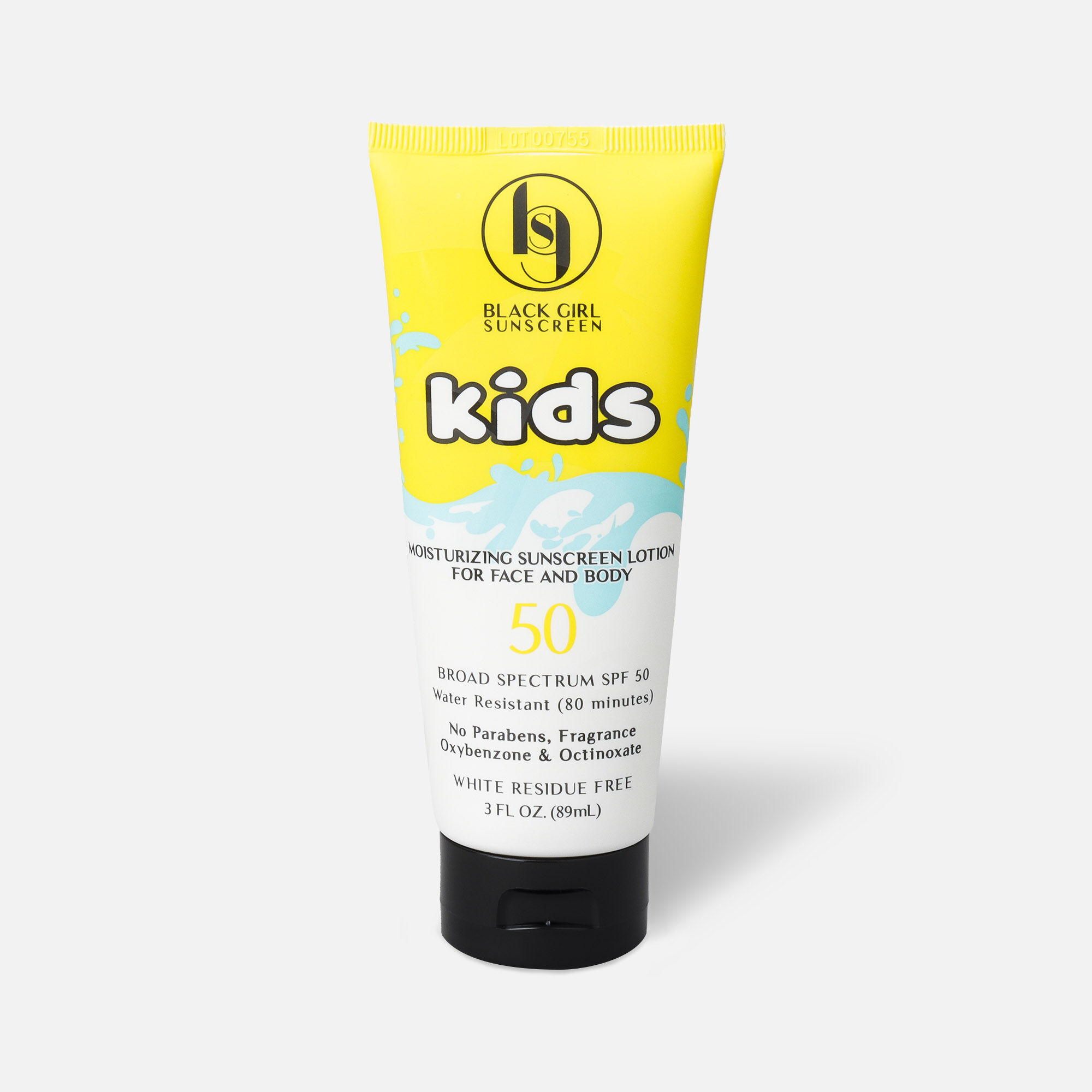 Black Girl Sunscreen for Kids, Broad Spectrum, SPF 50, 3 oz.