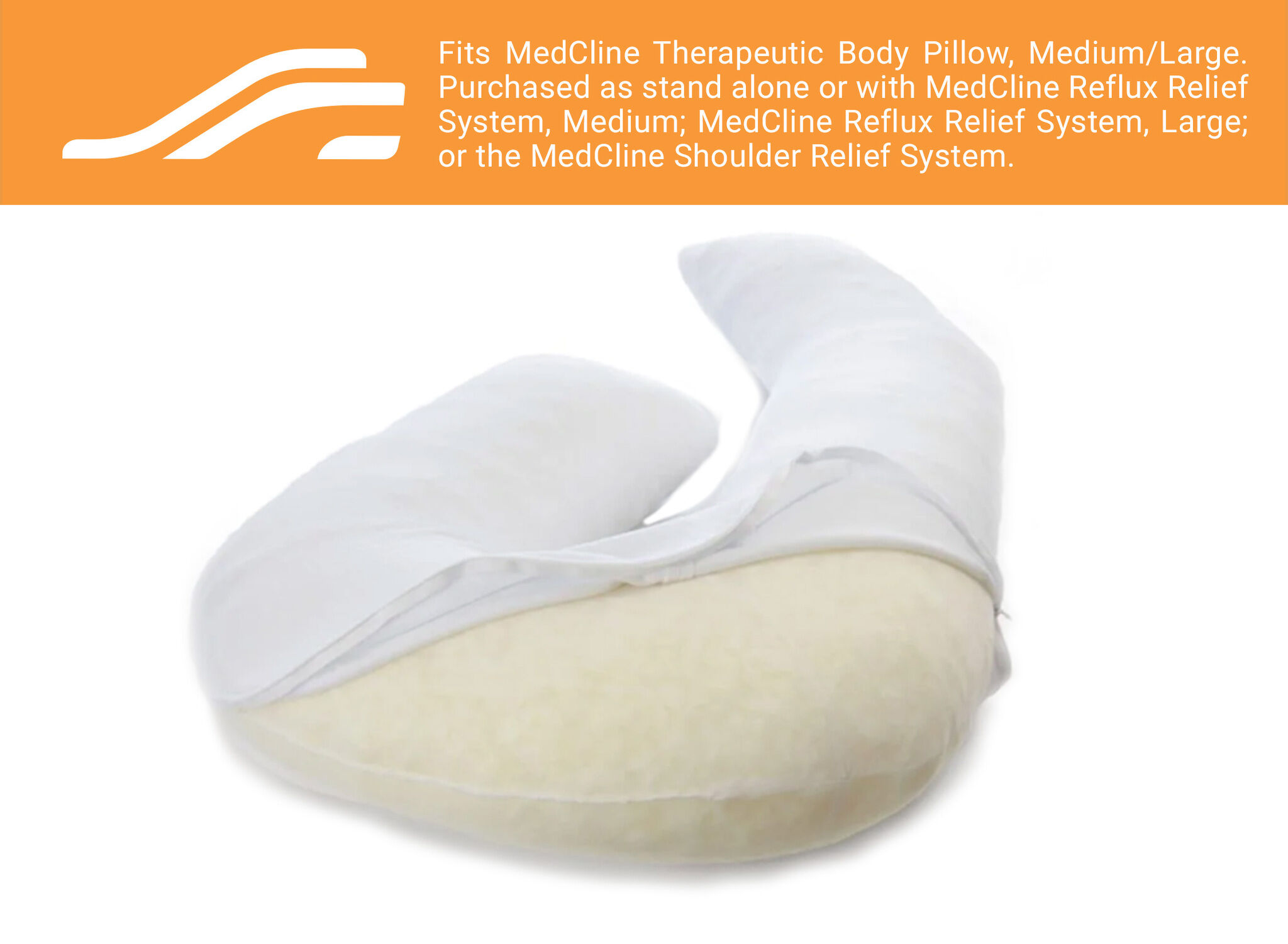 MedCline Therapeutic Body Pillow Cover, , large
