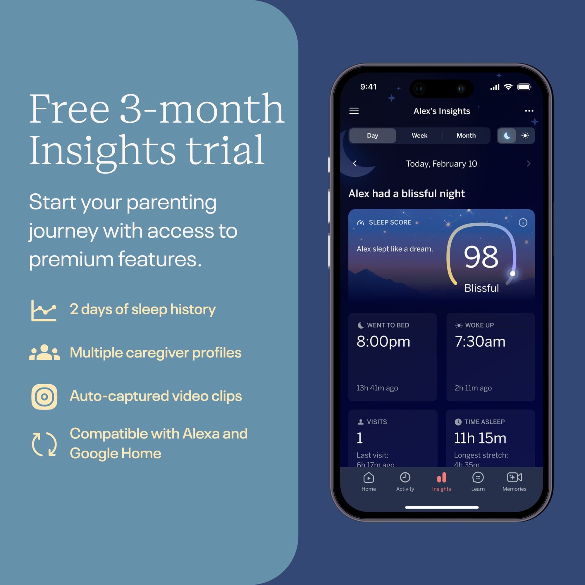 Nanit Smart Baby Monitor System with Wall Mount, , large