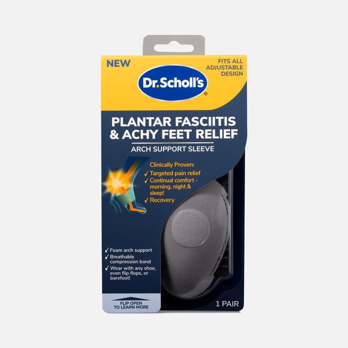 Dr. Scholl’s Plantar Fasciitis and Achy Feet Relief Arch Support Sleeve, One Pair, , large
