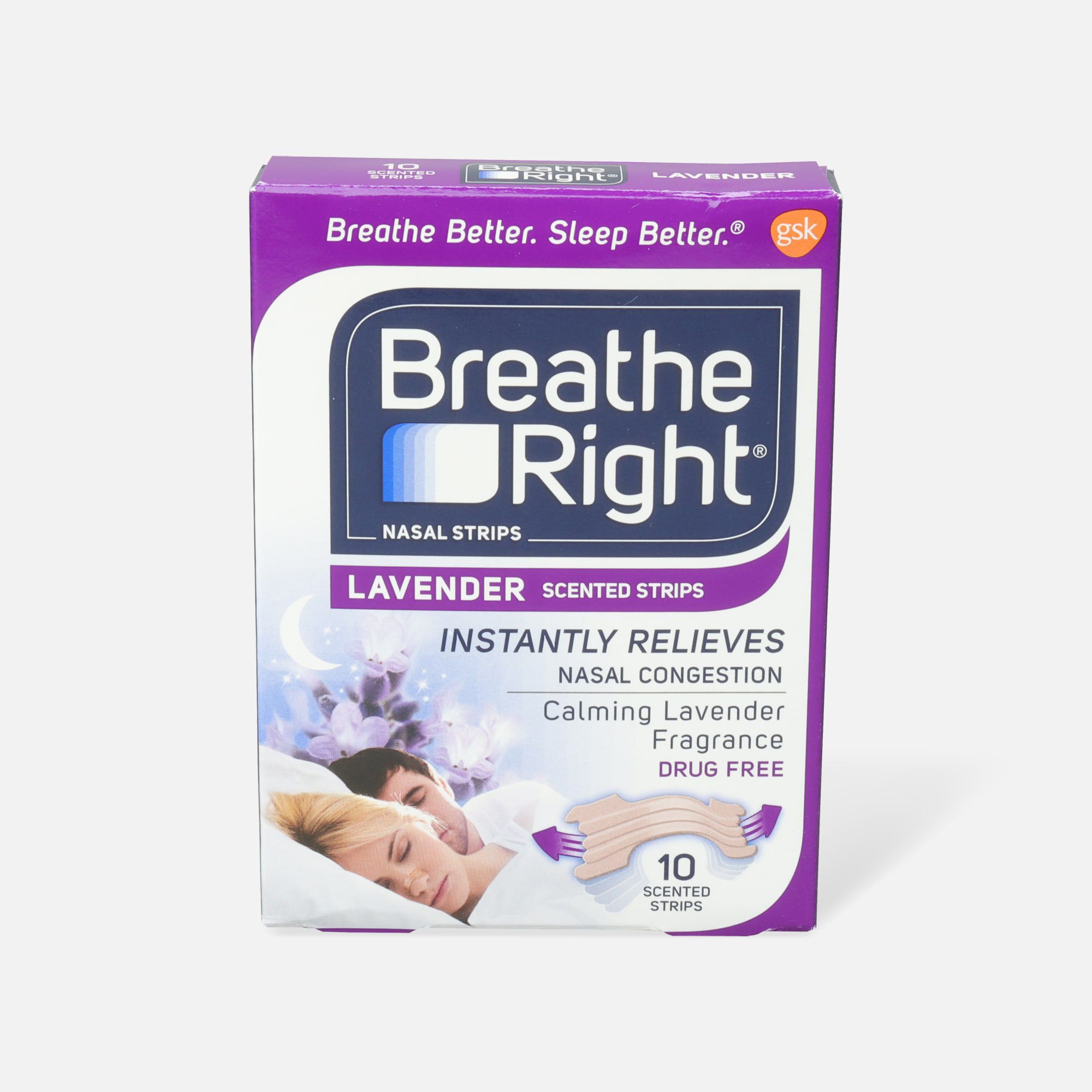 Breathe Right, Lavender Scented Strips, , large