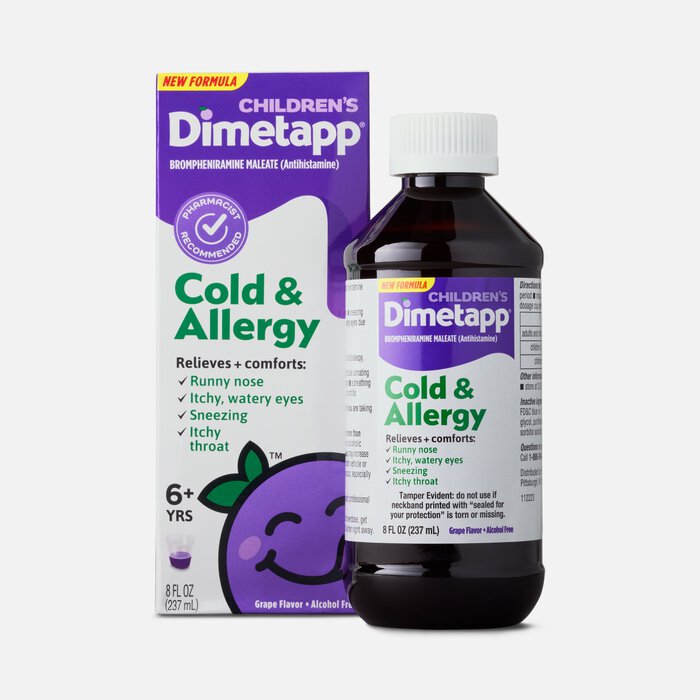Children's Dimetapp Cold & Allergy, Grape, 8 oz., , large