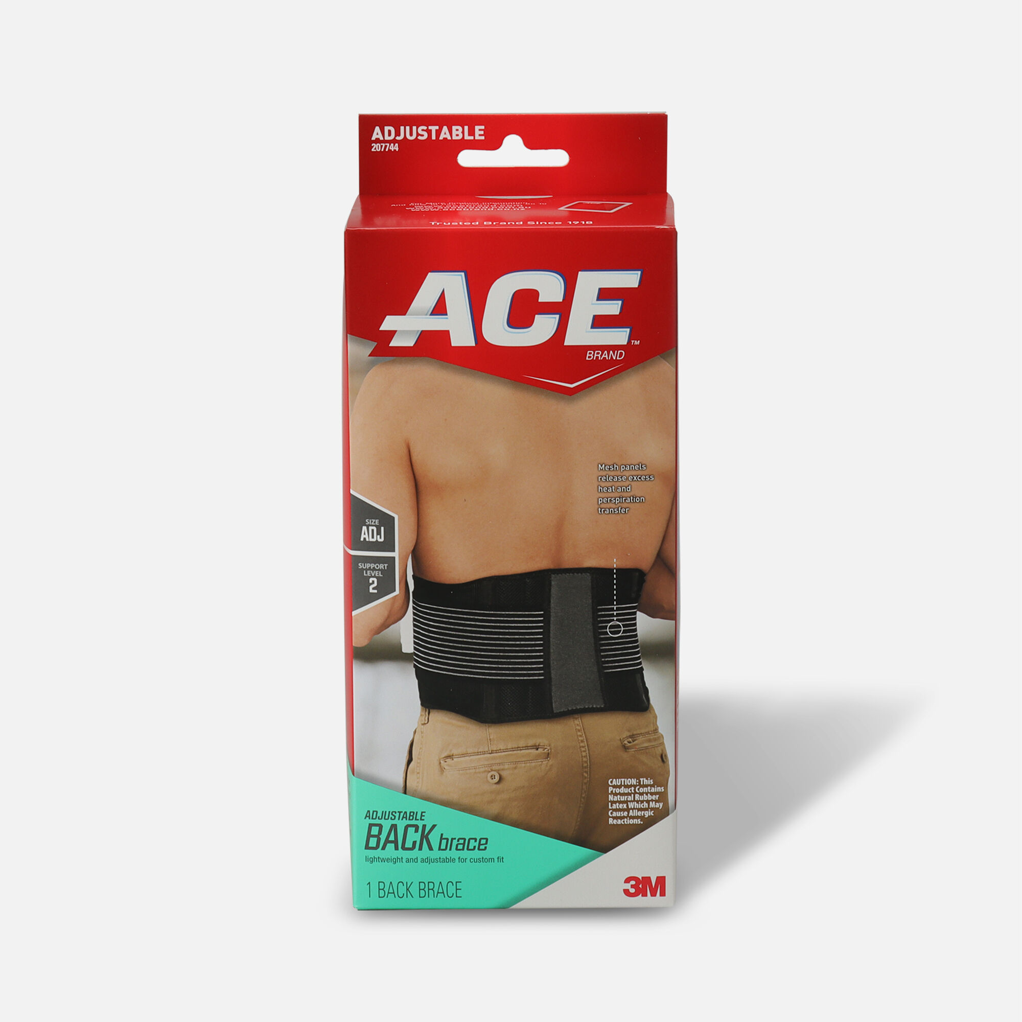 ACE Adjustable Back Brace, , large