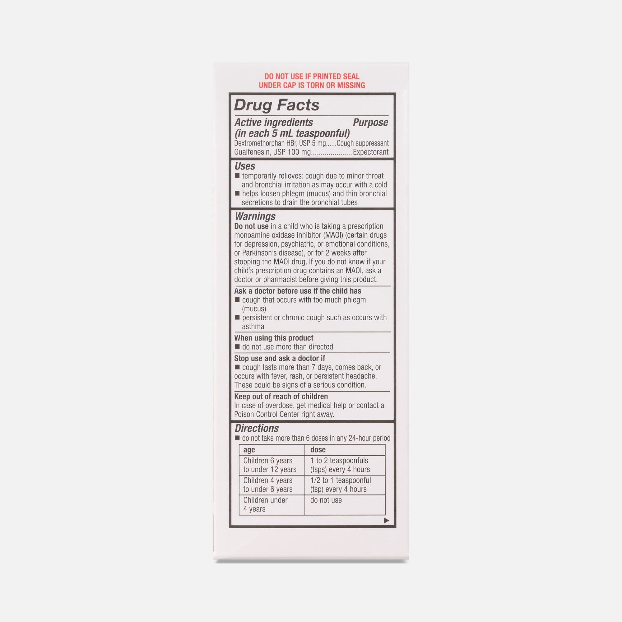 Caring Mill™ Children's Mucus Relief Multi-Symptom Cold, Cherry Flavor, 4 oz., , large