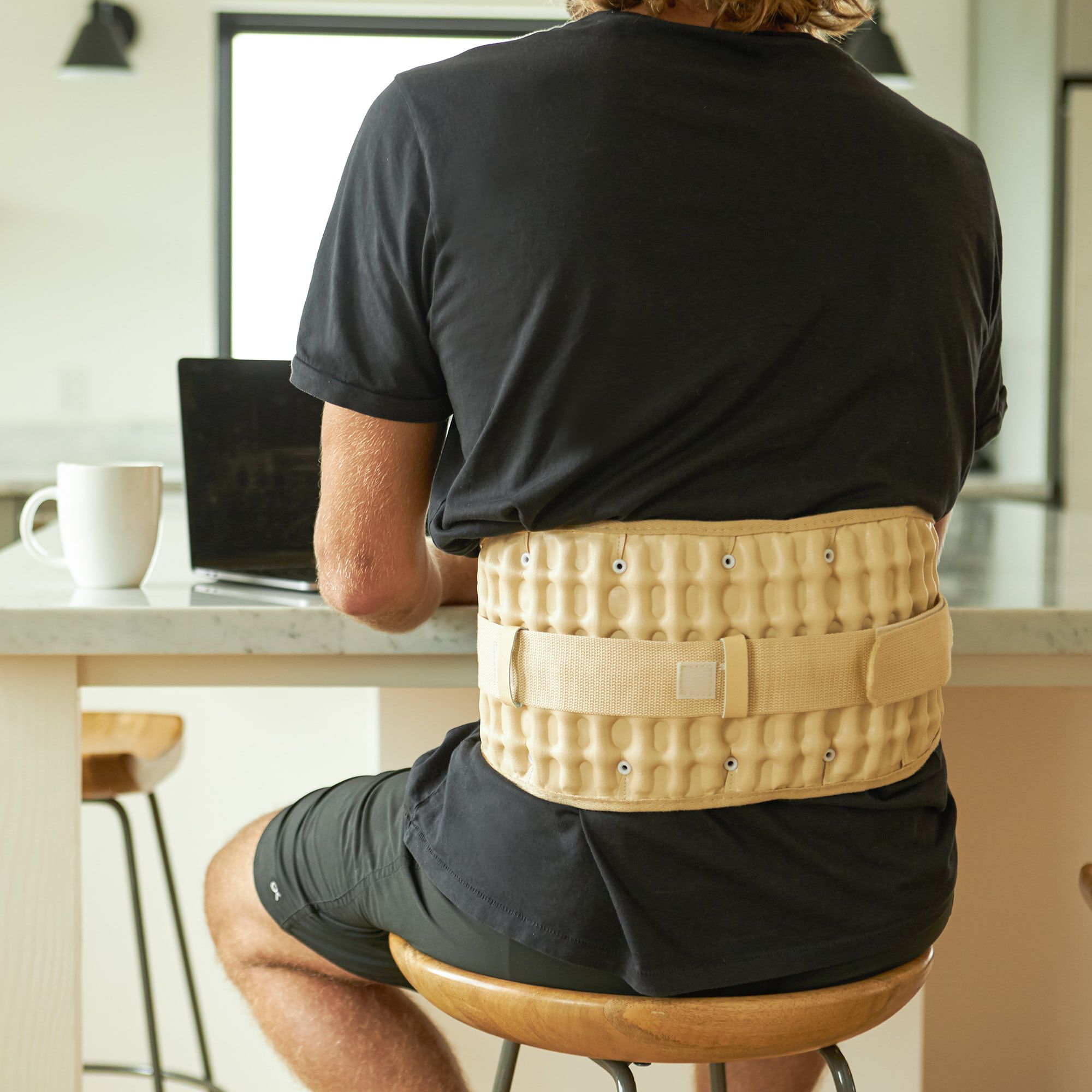 DR-HO'S 2-in-1 Back Decompression Belt (Size B 42" to 55"), , large