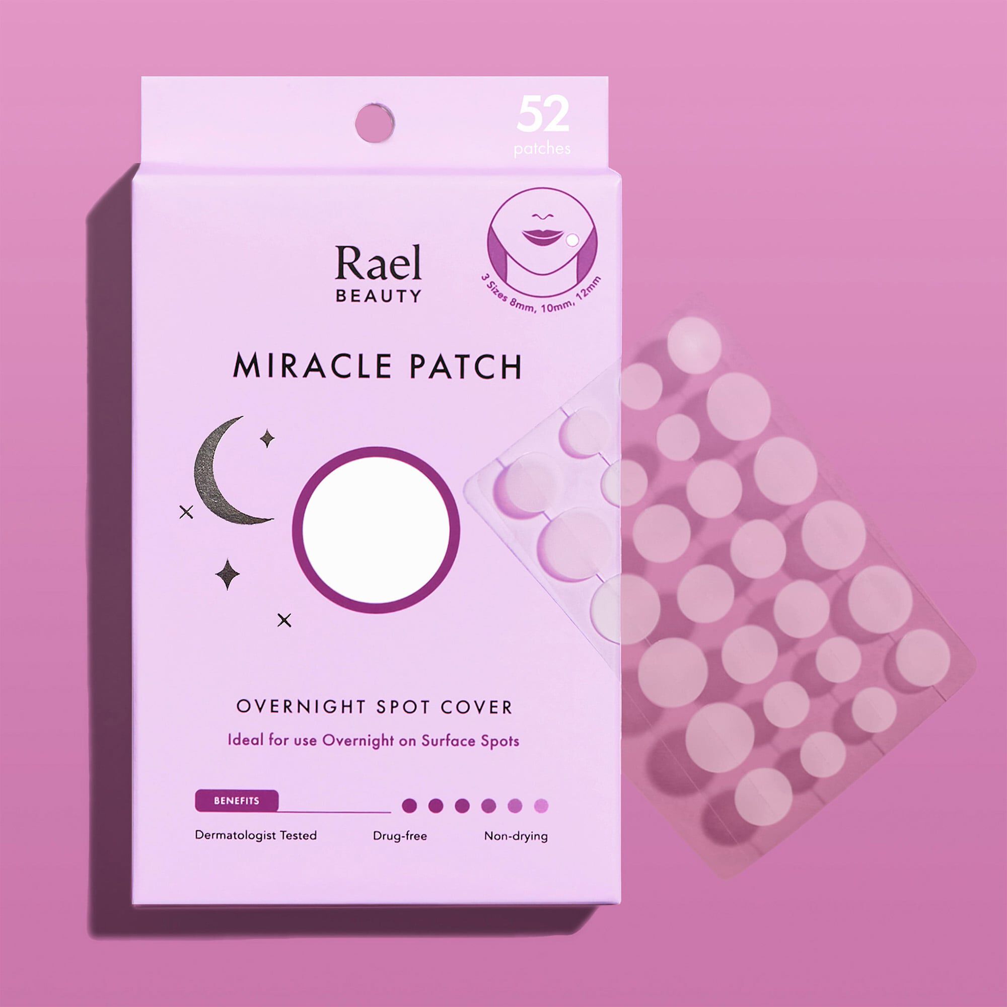 Rael Beauty Miracle Patch Overnight Spot Cover, 52 ct., , large