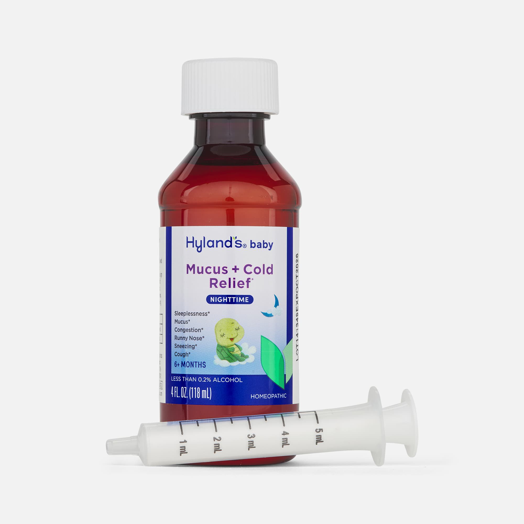 Hyland's Baby Mucus + Cold Relief Day & Night Combo Pack, Two 4 oz. Bottles, , large