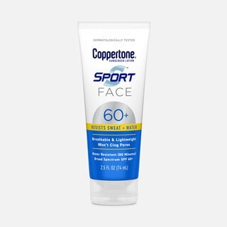Coppertone Sport Face Sunscreen Lotion, SPF 60+, 2.5 fl oz., , large