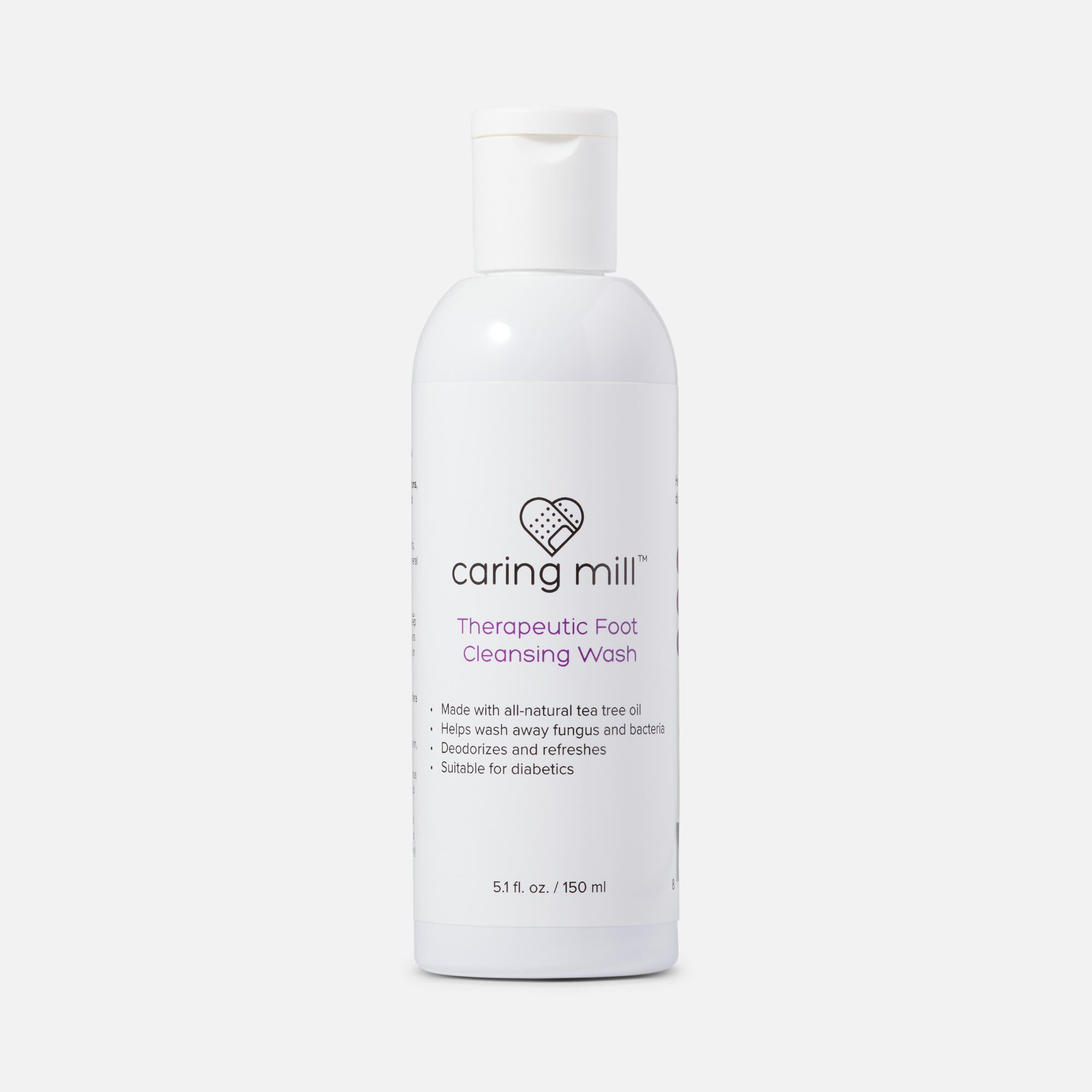 Caring Mill™ Therapeutic Foot Cleaning Wash 5.1 oz., , large