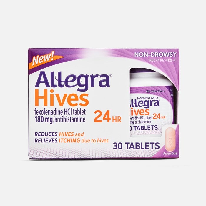 Allegra Hives 24 Hour, Non-Drowsy Tablets, 30 ct., , large