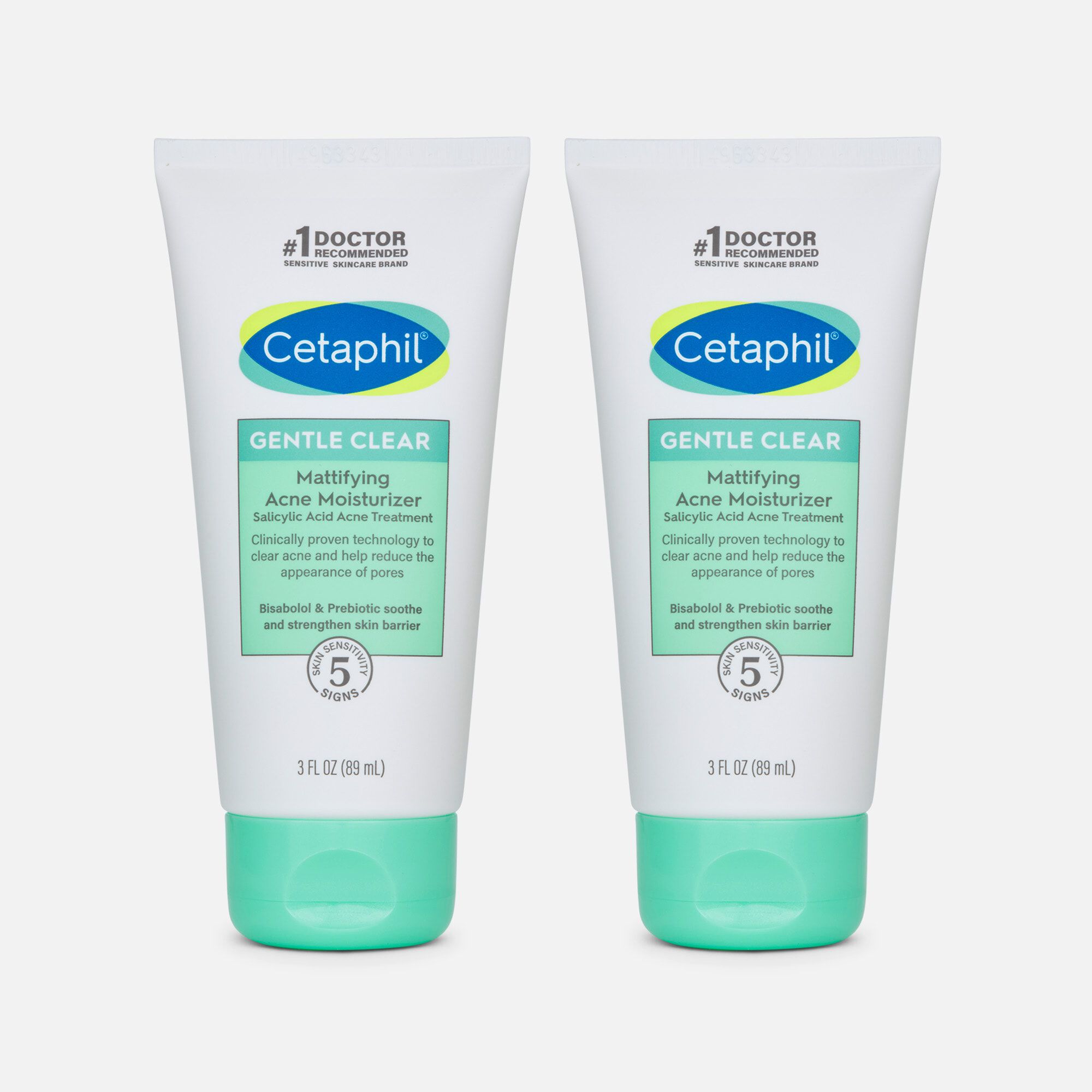 Cetaphil Gentle Clear Mattifying Acne Moisturizer,  3 oz. (2-Pack), , large